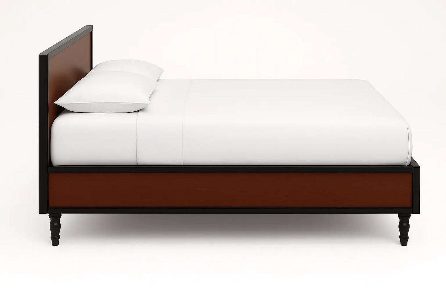 Modern Wooden Platform Bed - Queen Size (78*60inch) ErgoEdge