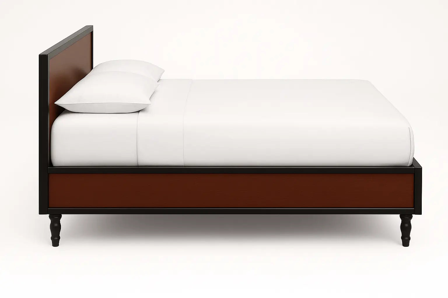 Modern Wooden Platform Bed - Queen Size (78*60inch) ErgoEdge