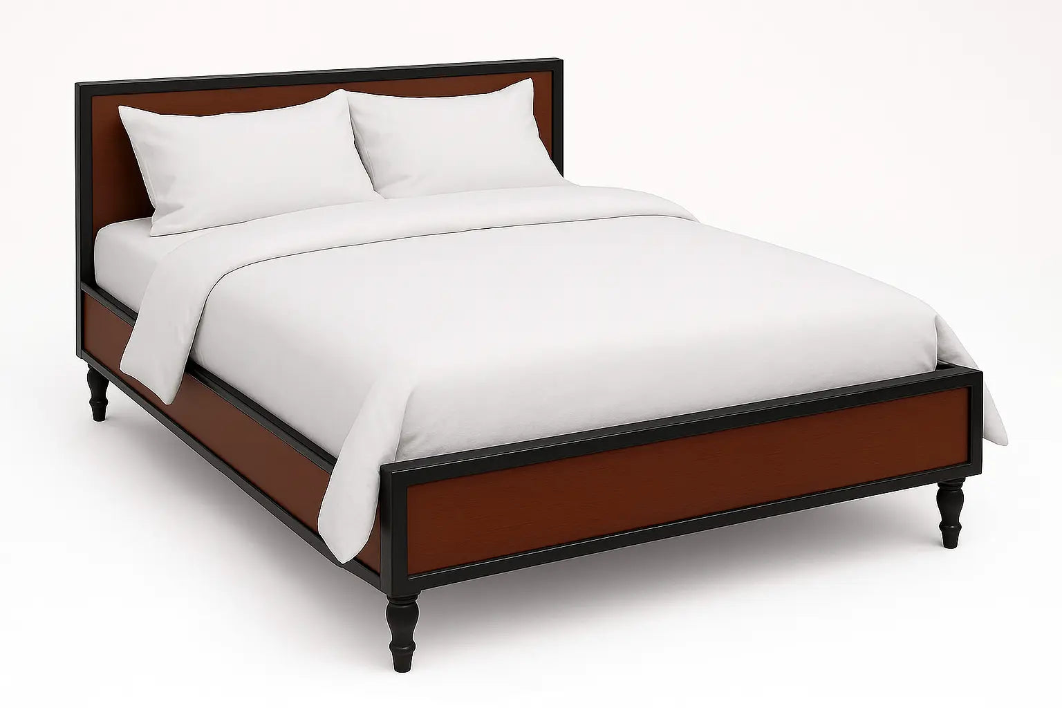 Modern Wooden Platform Bed - Queen Size (78*60inch) ErgoEdge