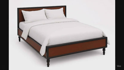 Modern Wooden Platform Bed - Queen Size (78*60inch)